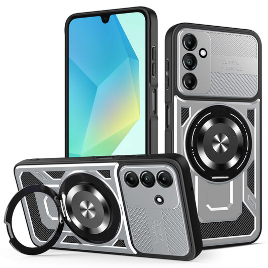 Puzdro pre Samsung Galaxy A16 5G A166 / A16 4G A165, Techsuit, RuggedCam, Sivá