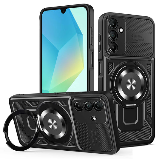 Puzdro pre Samsung Galaxy A16 5G A166 / A16 4G A165, Techsuit, RuggedCam, Čierne