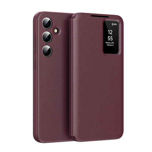 Puzdro pre Samsung Galaxy A16 5G A166 / A16 4G A165, Techsuit, SmartView, Červené