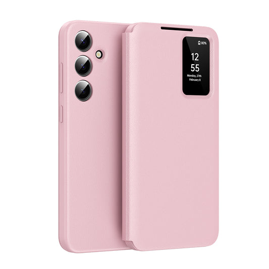Puzdro pre Samsung Galaxy A16 5G A166 / A16 4G A165, Techsuit, SmartView, Ružové