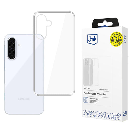 Puzdro pre Samsung Galaxy A17 4G / A17 5G, 3MK, Priehľadné, Transparentné