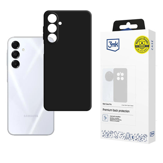 Puzdro pre Samsung Galaxy A17 4G / A17 5G, 3MK, Pro, Matná čierna