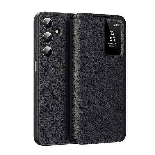Puzdro pre Samsung Galaxy A17 4G / A17 5G / A26 A266, Techsuit, SmartView, Čierne