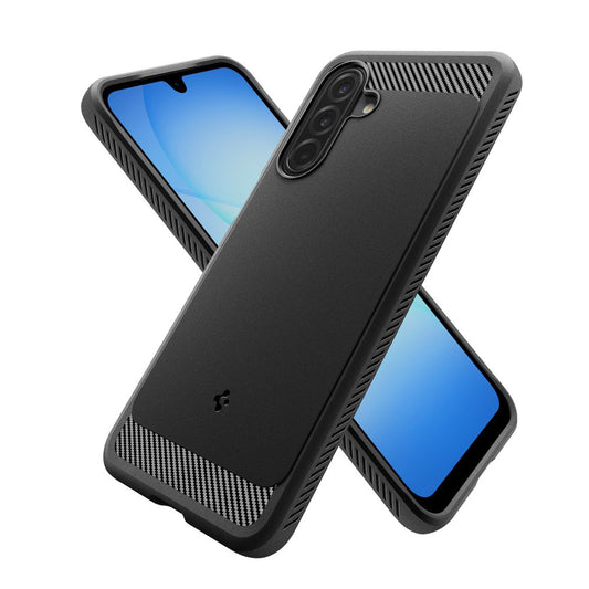 Puzdro pre Samsung Galaxy A17 4G / A17 5G, Spigen, Rugged Armor, Čierne ACS09844