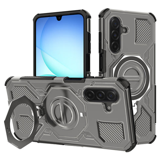 Puzdro pre Samsung Galaxy A17 4G / A17 5G, Techsuit, Carbon Shield Pro, Svetlo čierne