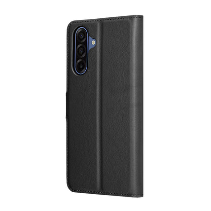 Puzdro pre Samsung Galaxy A17 4G / A17 5G, Techsuit, kožené folio, čierne