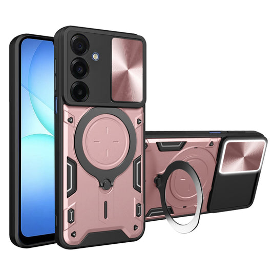 Puzdro pre Samsung Galaxy A17 5G, Techsuit, CamGuard Pro, Ružovo zlaté