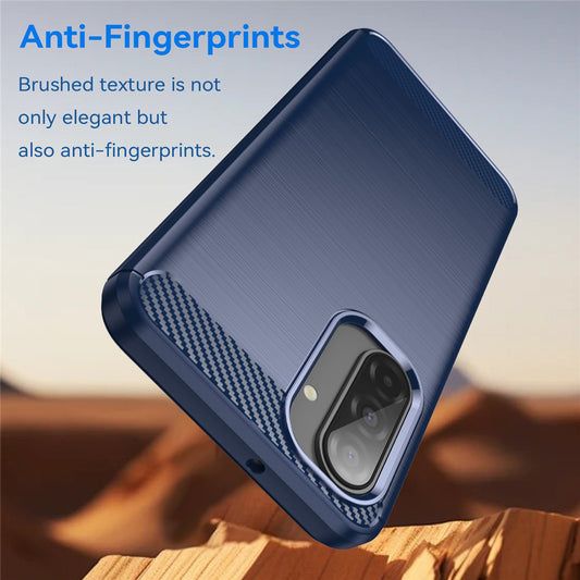 Puzdro pre Samsung Galaxy A17 5G, Techsuit, Karbón, Modré