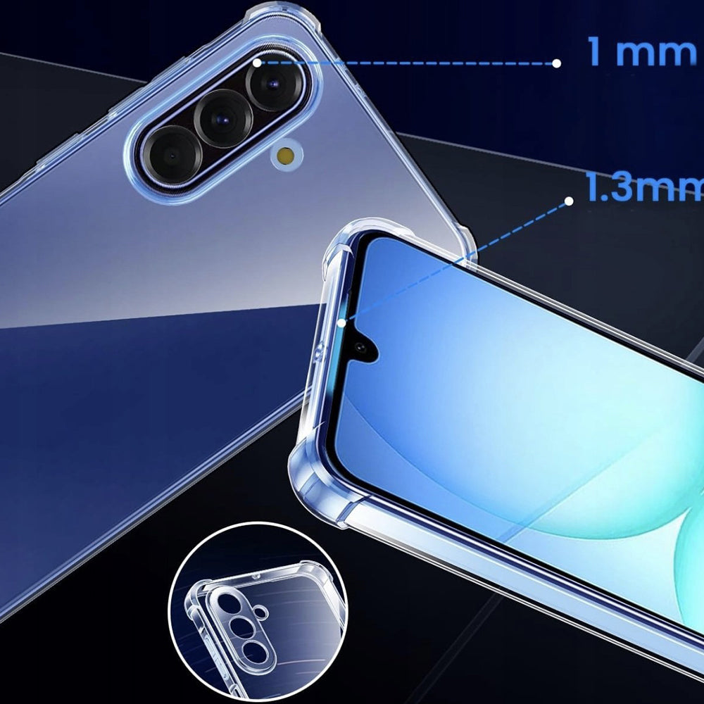 Case for Samsung Galaxy A17 5G, Techsuit, Shockproof Clear, Transparent