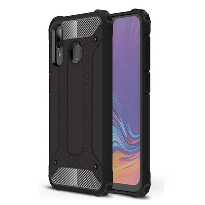 Puzdro pre Samsung Galaxy A20e A202, Techsuit, Hybrid Armor, Čierne