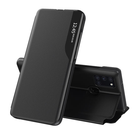 Puzdro pre Samsung Galaxy A21s A217, Techsuit, eFold, Čierne
