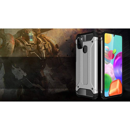 Puzdro pre Samsung Galaxy A21s A217, Techsuit, Hybrid Armor, Čierne