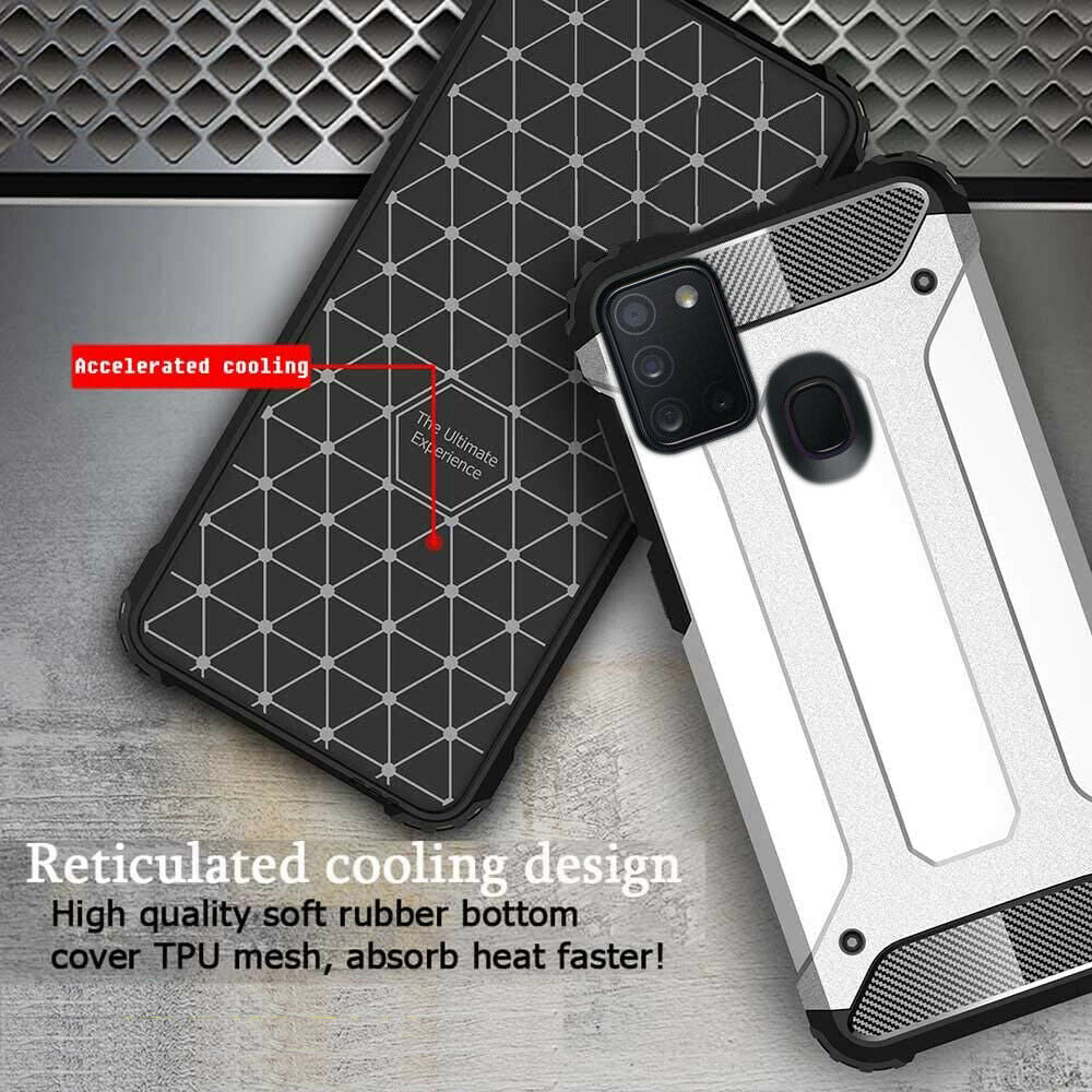 Puzdro pre Samsung Galaxy A21s A217, Techsuit, Hybrid Armor, Čierne