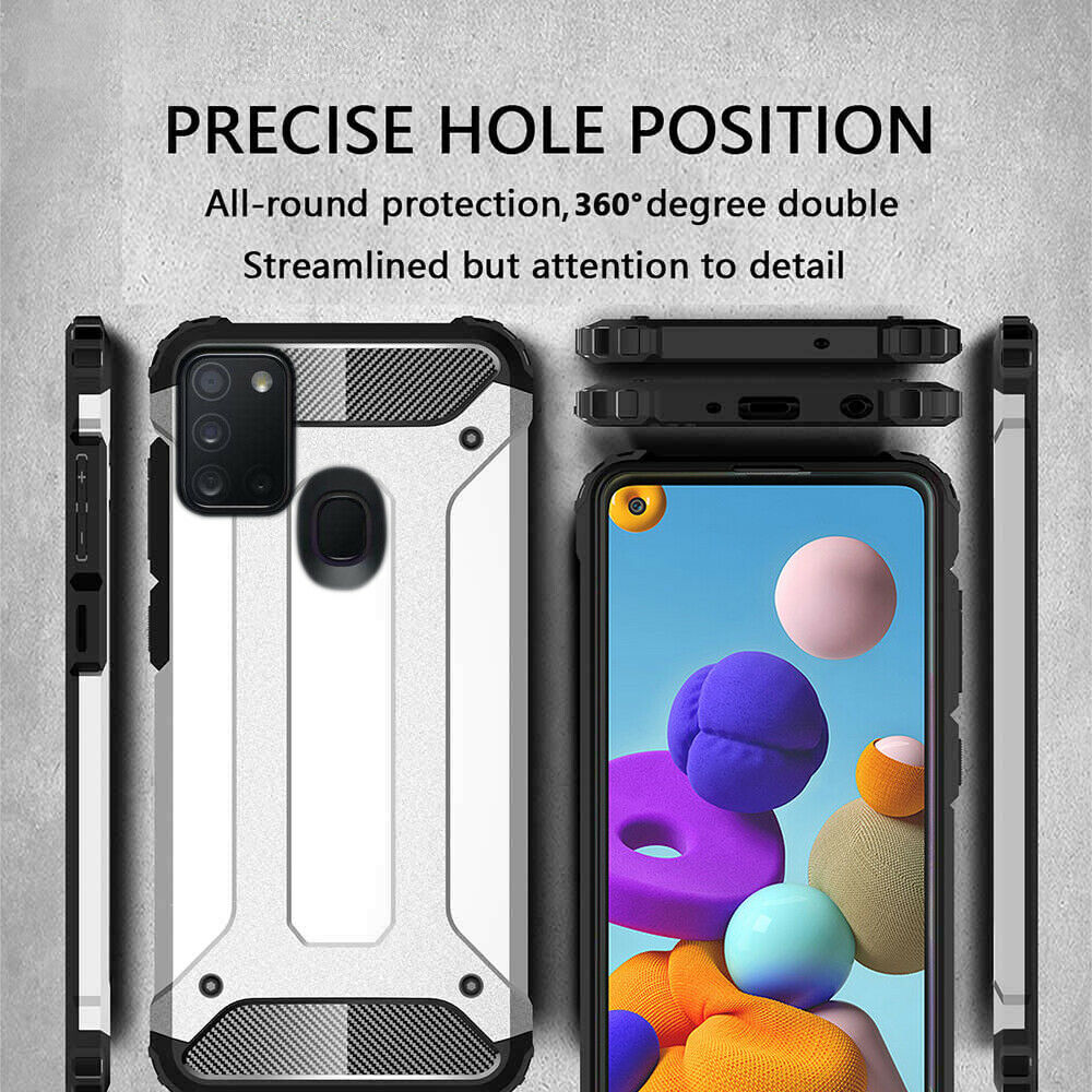 Puzdro pre Samsung Galaxy A21s A217, Techsuit, Hybrid Armor, Čierne