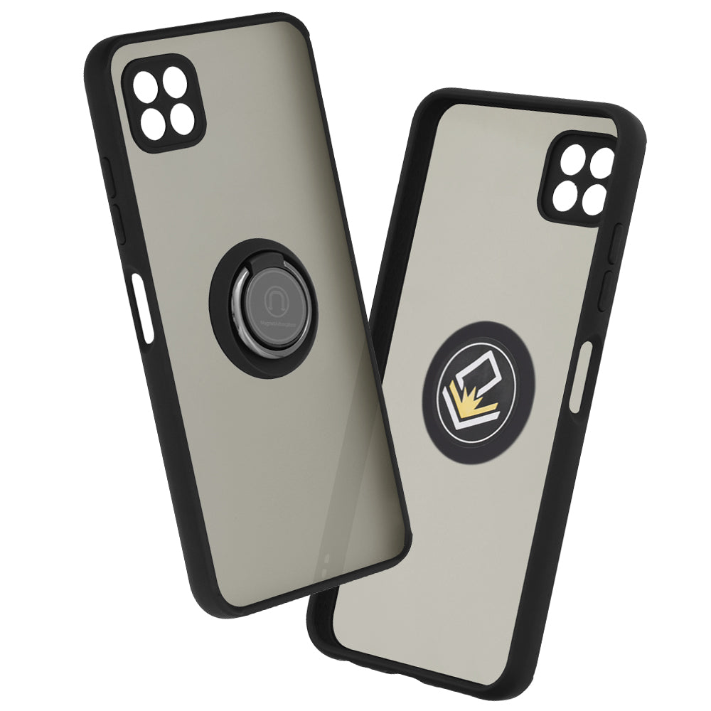 Case for Samsung Galaxy A22 5G A226, Techsuit, Glinth, Black