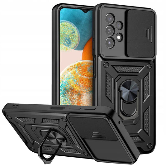 Puzdro pre Samsung Galaxy A23 5G A236 / A23 A235, Techsuit, CamShield, Čierne
