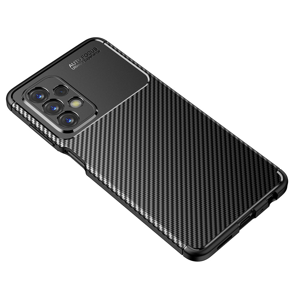 Case for Samsung Galaxy A23 5G A236 / A23 A235, Techsuit, CarbonFiber, Black