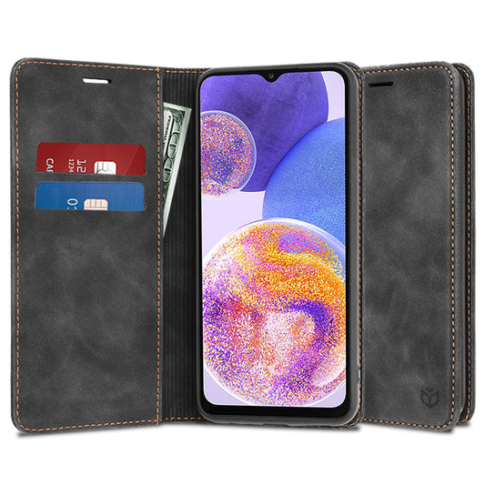 Puzdro pre Samsung Galaxy A23 5G A236 / A23 A235, Techsuit, Confy, Čierne