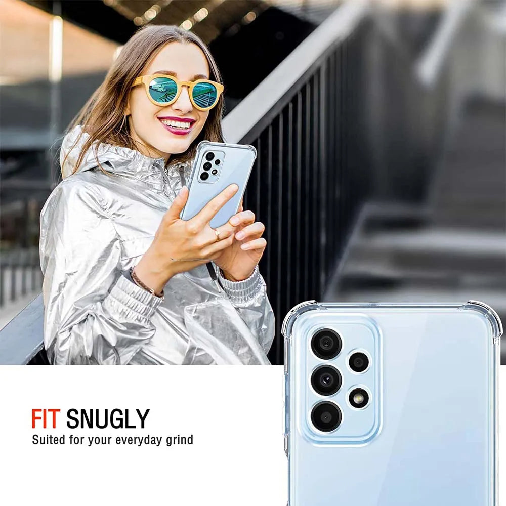 Obal na Samsung Galaxy A23 5G A236 / A23 A235, Techsuit, nárazuvzdorný priehľadný, transparentný
