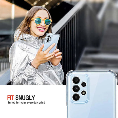 Obal na Samsung Galaxy A23 5G A236 / A23 A235, Techsuit, nárazuvzdorný priehľadný, transparentný