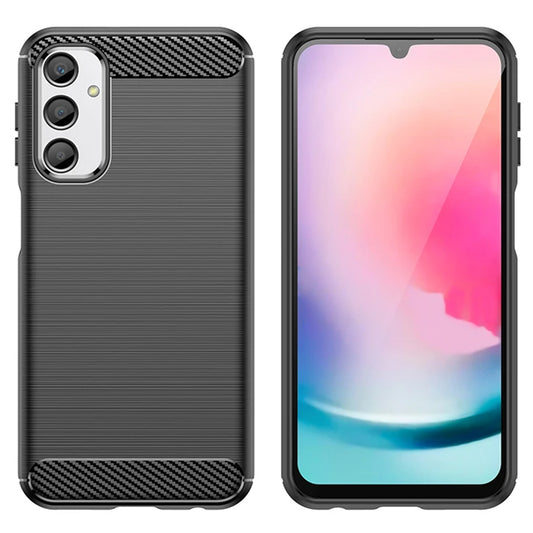 Puzdro pre Samsung Galaxy A24 4G A245, Techsuit, Karbón, Čierne