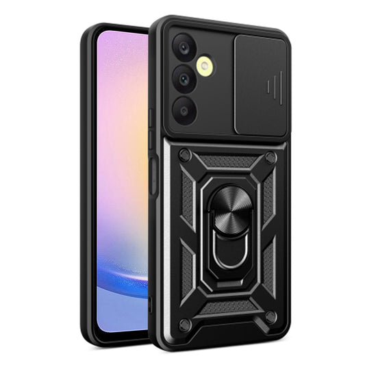Puzdro pre Samsung Galaxy A25 A256, Techsuit, CamShield, Čierne