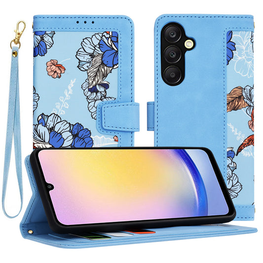 Puzdro pre Samsung Galaxy A25 A256, Techsuit, FlipCraft, Modrá