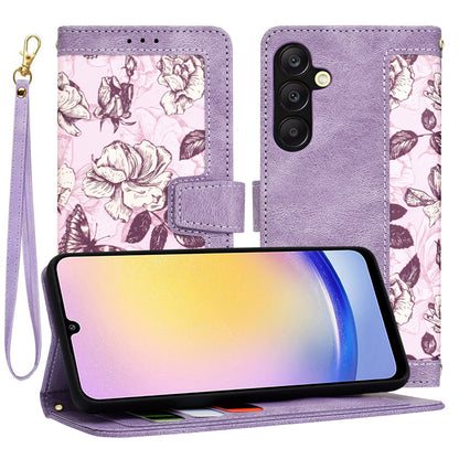 Puzdro pre Samsung Galaxy A25 A256, Techsuit, FlipCraft, Fialová