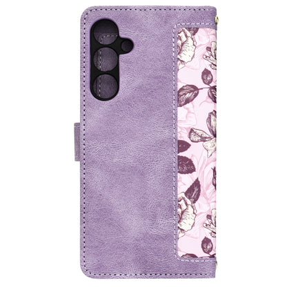 Puzdro pre Samsung Galaxy A25 A256, Techsuit, FlipCraft, Fialová