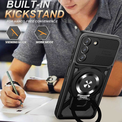 Puzdro pre Samsung Galaxy A25 A256, Techsuit, RuggedCam, Modré