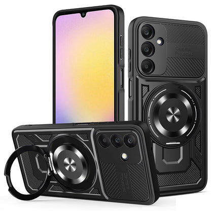 Puzdro pre Samsung Galaxy A25 A256, Techsuit, RuggedCam, Čierne