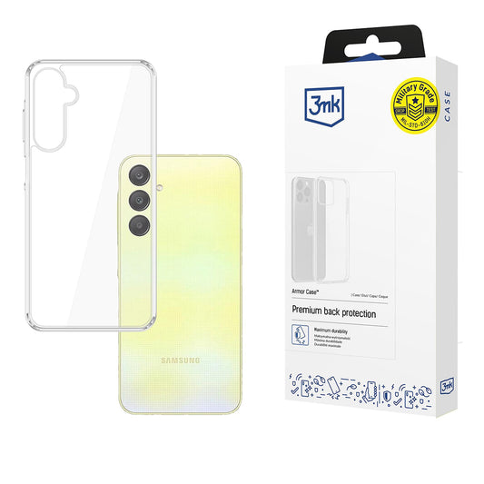 Puzdro pre Samsung Galaxy A26 A266, 3MK, Armor, Priehľadné