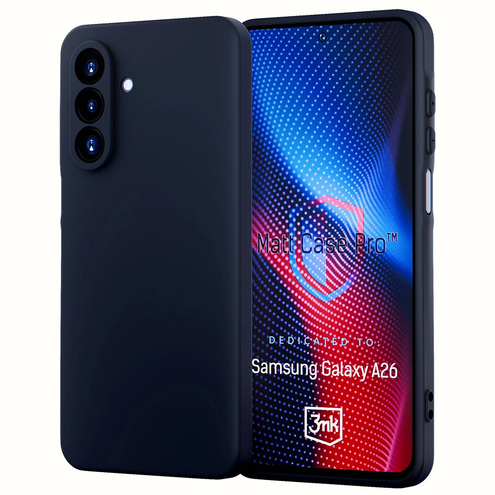 Puzdro pre Samsung Galaxy A26 A266, 3MK, Pro, Matná čierna