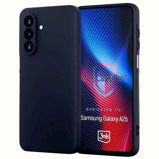 Puzdro pre Samsung Galaxy A26 A266, 3MK, Pro, Matná čierna