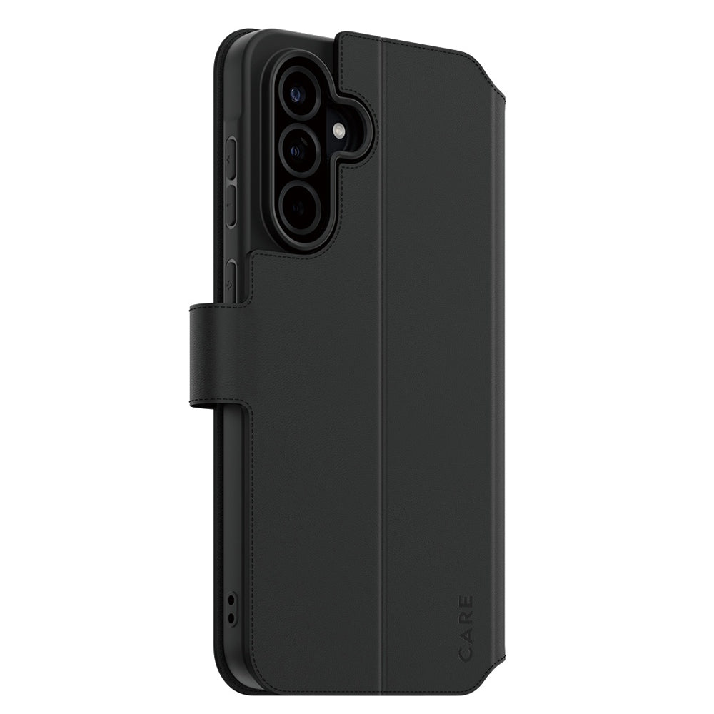 Puzdro pre Samsung Galaxy A26 A266, PanzerGlass, Care Feature Kickstand Wallet, Čierne