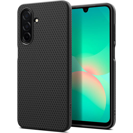 Puzdro pre Samsung Galaxy A26 A266, Spigen, Liquid Air, Matná čierna ACS09290