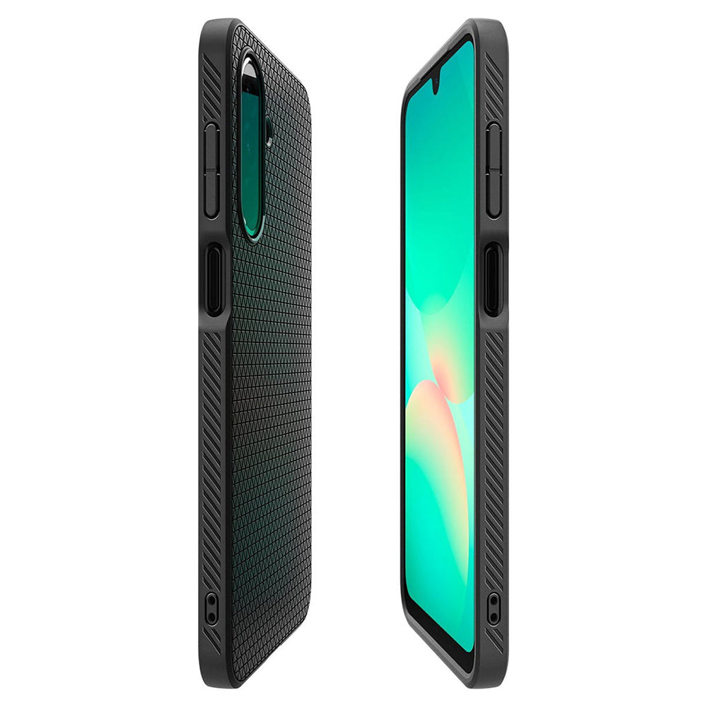 Puzdro pre Samsung Galaxy A26 A266, Spigen, Liquid Air, Matná čierna ACS09290