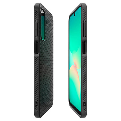 Puzdro pre Samsung Galaxy A26 A266, Spigen, Liquid Air, Matná čierna ACS09290