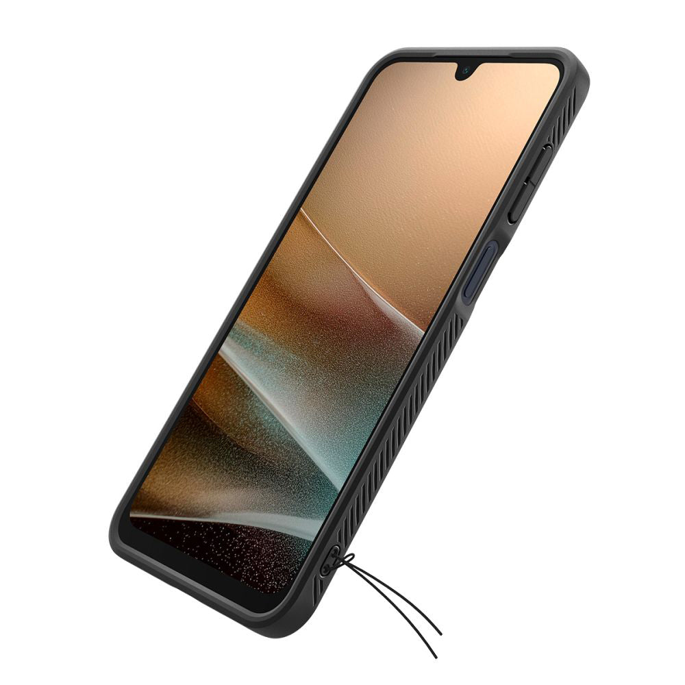 Puzdro pre Samsung Galaxy A26 A266, Spigen, Liquid Air, Matná čierna ACS09290