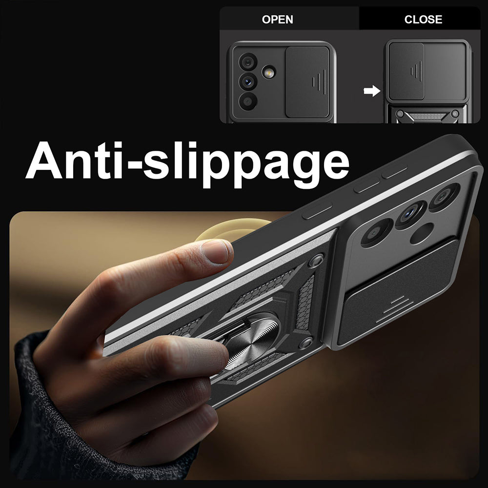 Puzdro pre Samsung Galaxy A26 A266, Techsuit, CamShield, Čierne