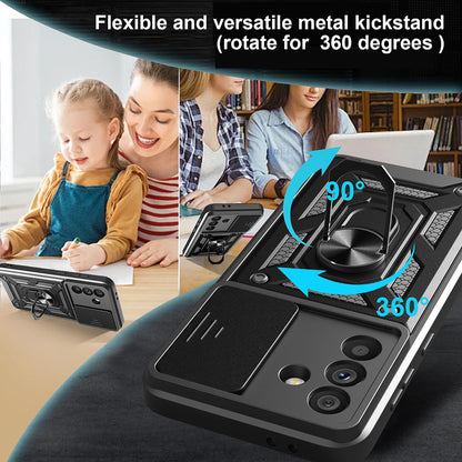 Puzdro pre Samsung Galaxy A26 A266, Techsuit, CamShield, Čierne