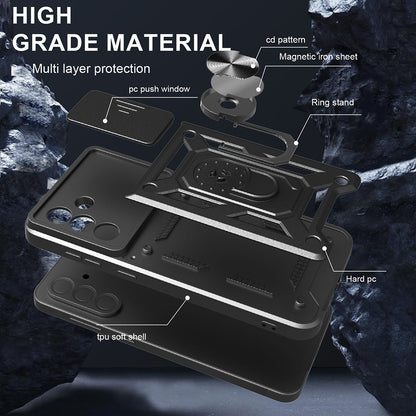 Puzdro pre Samsung Galaxy A26 A266, Techsuit, CamShield, Čierne