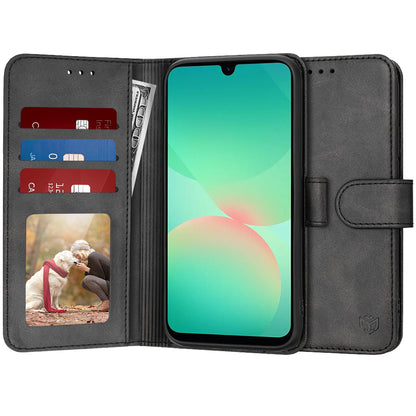 Puzdro pre Samsung Galaxy A26 A266, Techsuit, Diary Book, čierne