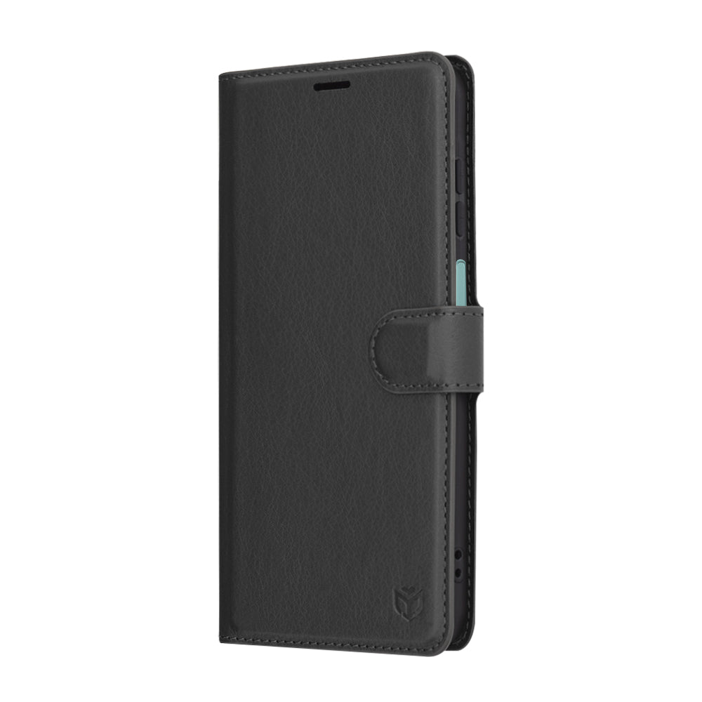 Puzdro pre Samsung Galaxy A26 A266, Techsuit, kožené folio, čierne