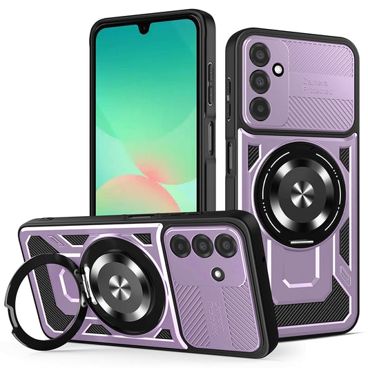 Puzdro pre Samsung Galaxy A26 A266, Techsuit, RuggedCam, Fialová