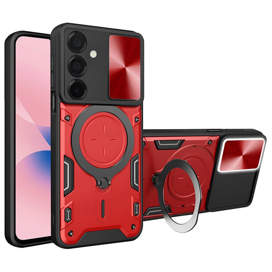 Puzdro pre Samsung Galaxy A27 5G, Techsuit, CamGuard Pro, Červené