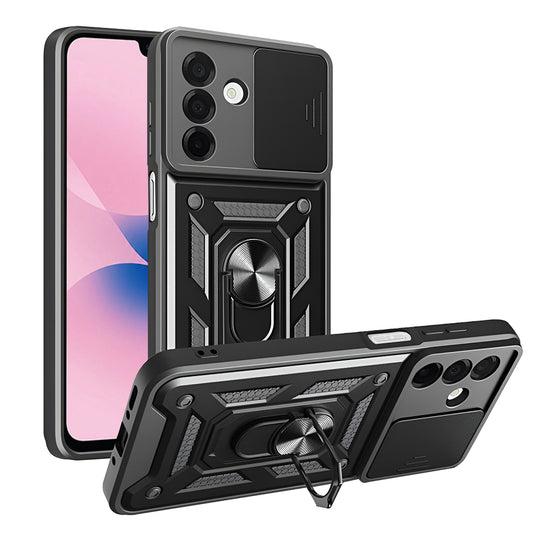 Puzdro pre Samsung Galaxy A27 5G, Techsuit, CamShield, Čierne
