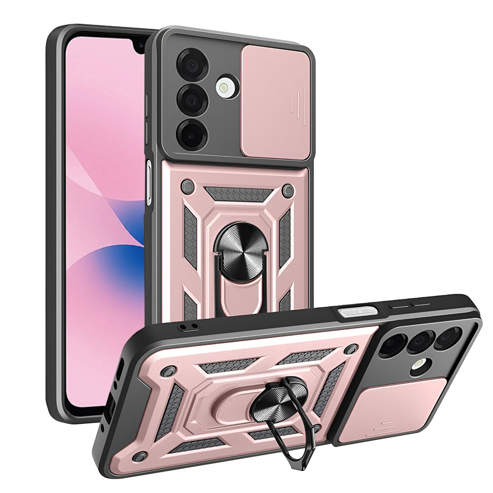 Puzdro pre Samsung Galaxy A27 5G, Techsuit, CamShield, Ružovo zlaté