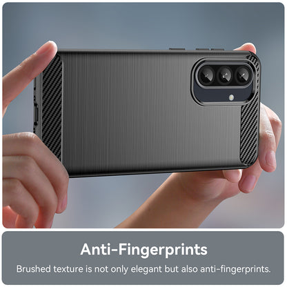 Puzdro pre Samsung Galaxy A27 5G, Techsuit, Karbón, Čierne