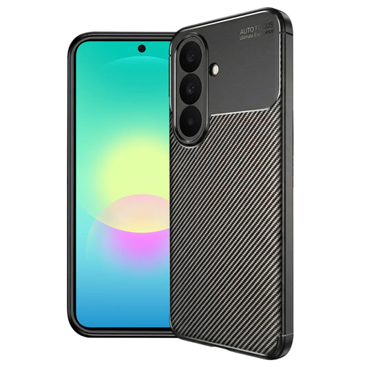Puzdro pre Samsung Galaxy A27 5G, Techsuit, CarbonFiber, Čierne